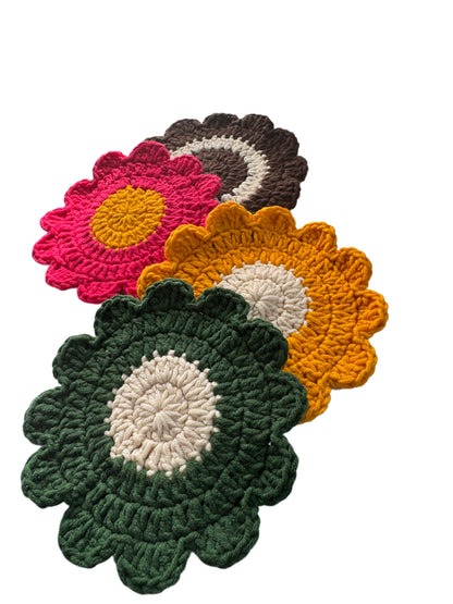 🧶 Kit crochet Cosyneva - 2 sous-tasses (Livraison offerte)