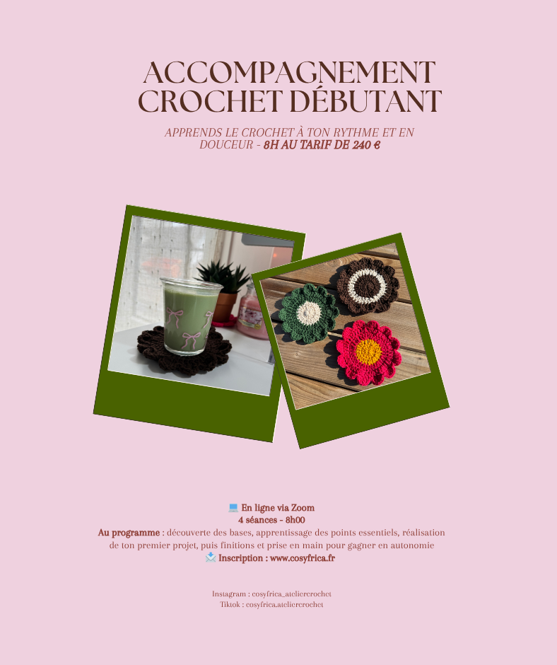 Accompagnement Crochet Débutant