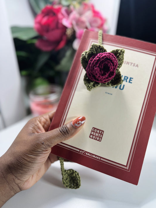 Marque-Page Rose Rouge
