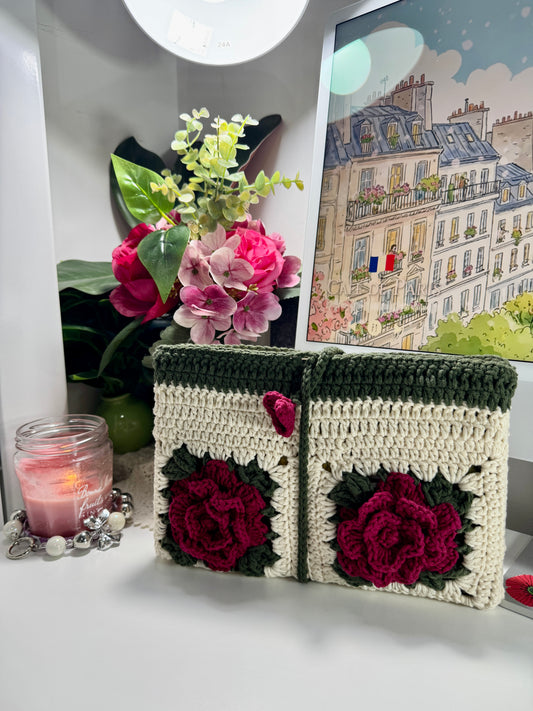 Protège-livre Rose Crème