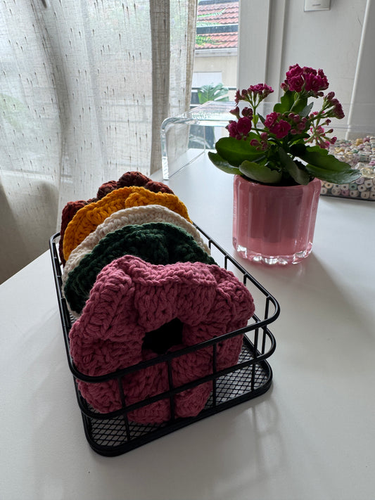 Chouchou Fluffy au crochet